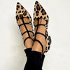 CAROL | Heeled Shoes with Leopard Strap