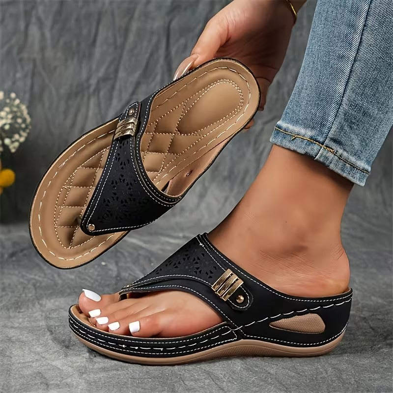 GLENDA | Wedge Support Sandals