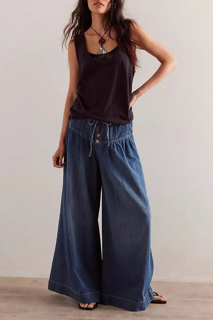 GRETA | Wide-Leg Loose Fit Jeans