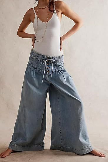 GRETA | Wide-Leg Loose Fit Jeans