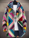 LOTTE | Art-Inspired Hooded Cardigan