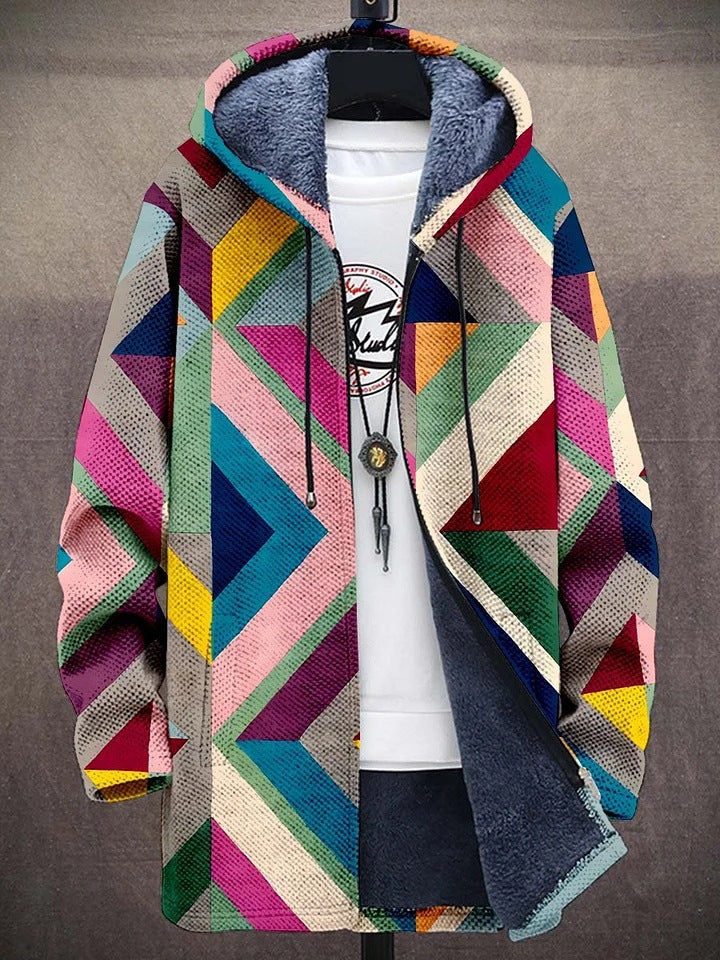 LOTTE | Art-Inspired Hooded Cardigan