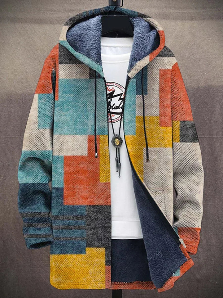 LOTTE | Art-Inspired Hooded Cardigan