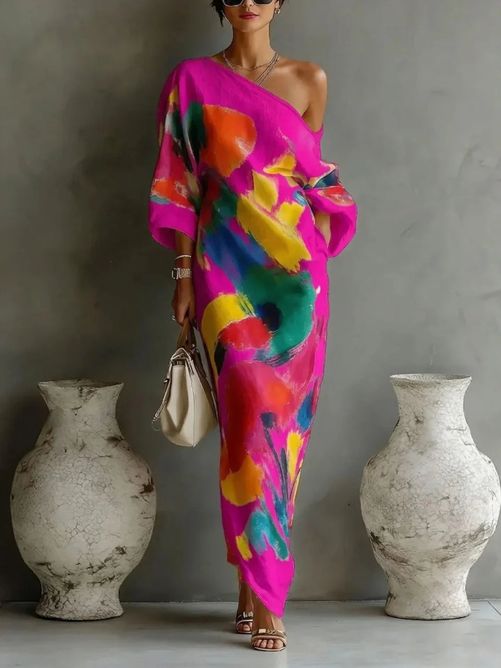 THEA maxi dress pink