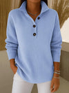 ANNIKA | V-Neck Polo Jumper