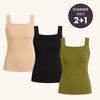 MARIANNE | Built-In Bra Shaper Vest Top