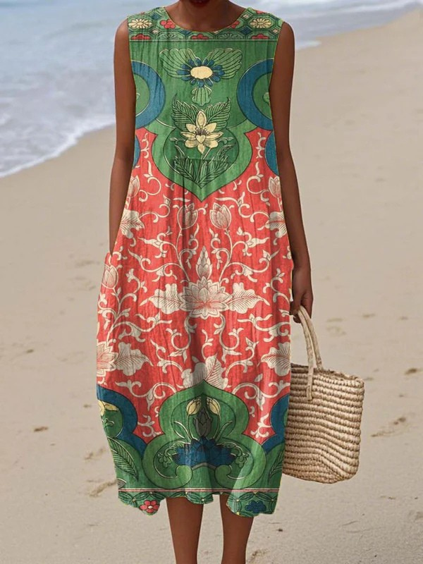 VERA bohemian midi dress