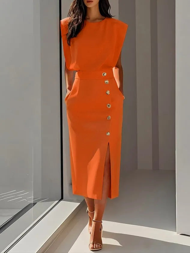 GENEVIEVE midi dress