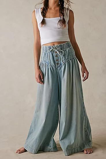 GRETA | Wide-Leg Loose Fit Jeans