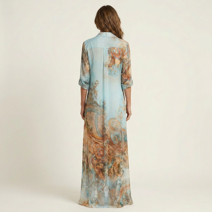 ELOWEN | Maxi Shirt Dress